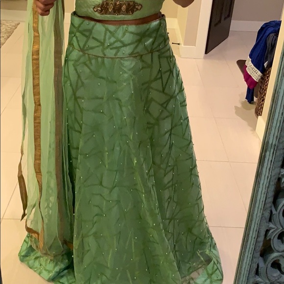Green lengha - Picture 4 of 4